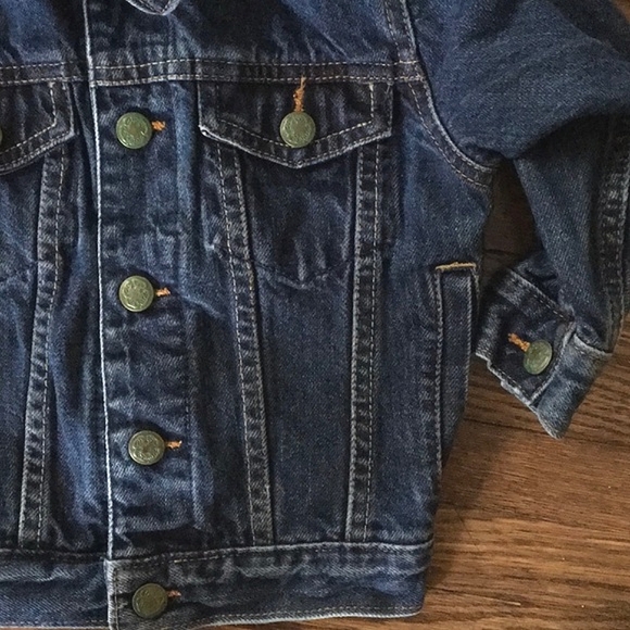 Oshkosh B'Gosh Children's Kids Jean Denim Jacket Unisex 3T EUC - Picture 3 of 4